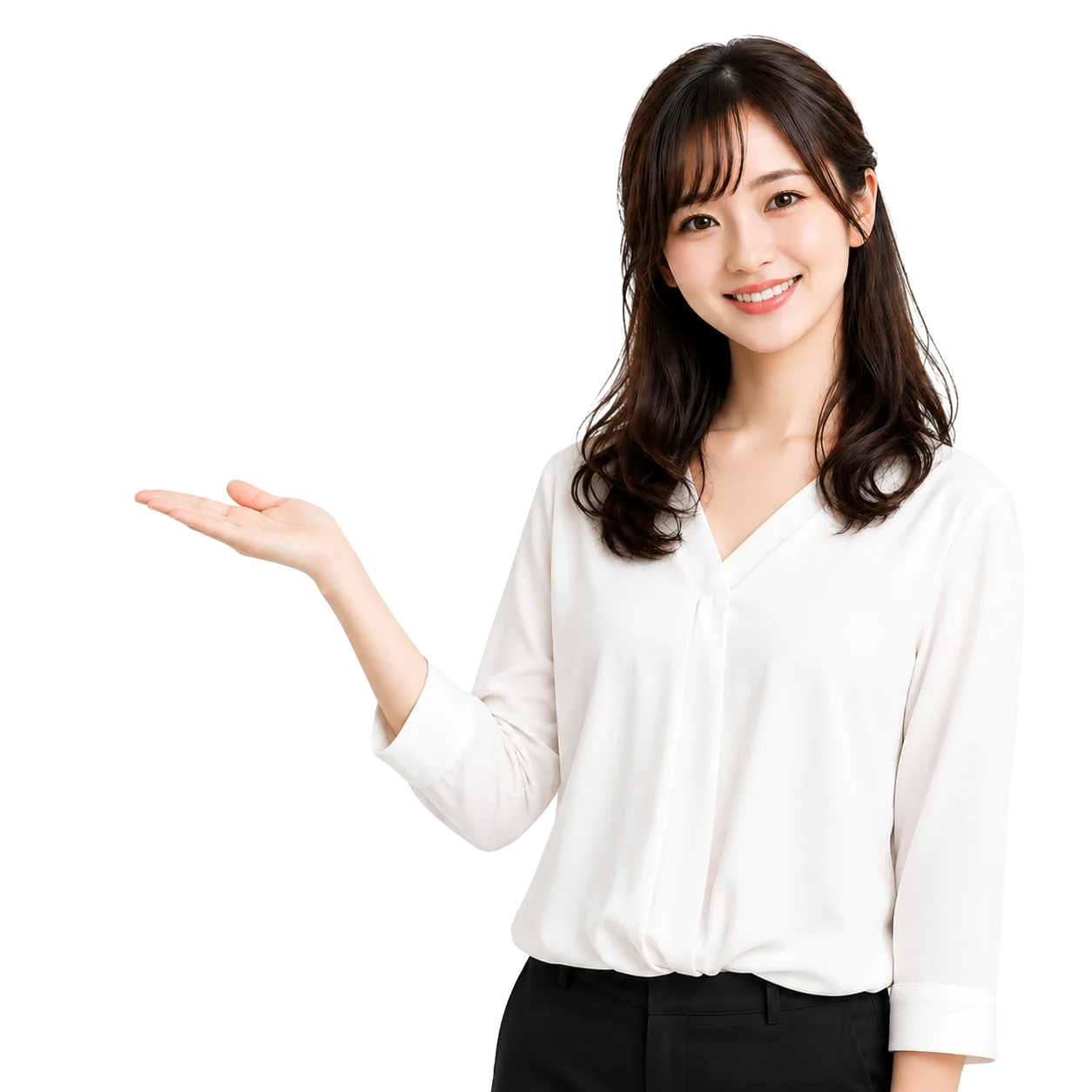 MITATEの活用シーンを案内するスタッフ